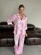 Jacket with pants print "Leopards" pink, XS, 97% віскоза
3% еластан