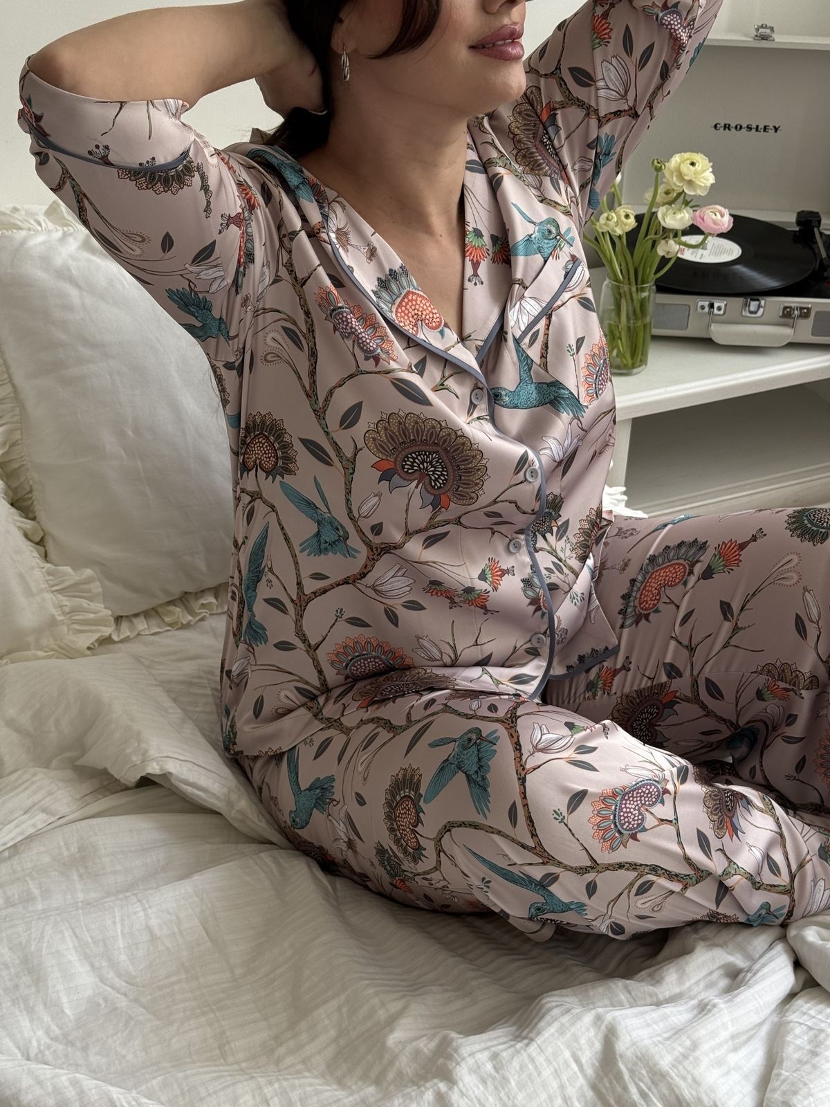 Jacket with pants print "Hummingbird, XS, 97% віскоза
3% еластан